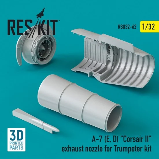 Reskit RSU32-0062 1/32 A-7 (E, D) "Corsair II" Exhaust Nozzle for Trumpeter kit