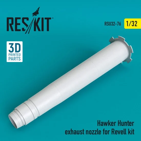Reskit RSU32-0076 1/32 Hawker Hunter Exhaust Nozzle for Revell kit