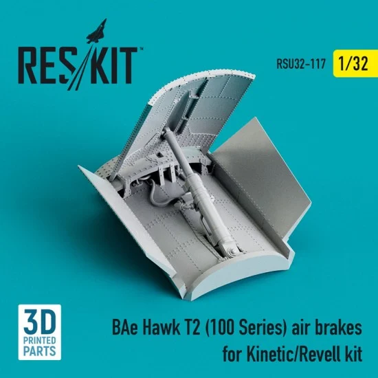 Reskit RSU32-0117 1/32 BAe Hawk T2 (100 Series) Air Brakes for Kinetic/Revell kit (3D Printing)