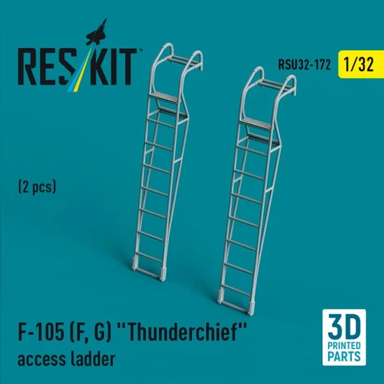 Reskit RSU32-0172 1/32 F-105 (F, G) Thunderchief Access Ladders (2pcs)