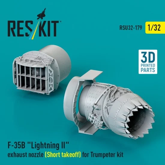 Reskit RSU32-0179 1/32 F-35B Lightning II Exhaust Nozzle (Short takeoff) for Trumpeter kit