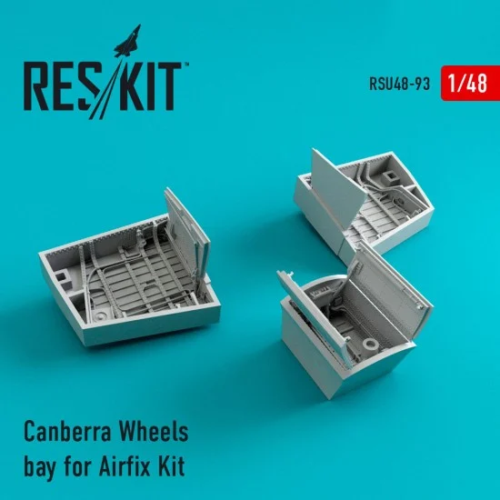 Reskit RSU48-0093 1/48 English Electric Canberra Wheels Bay for Airfix kits