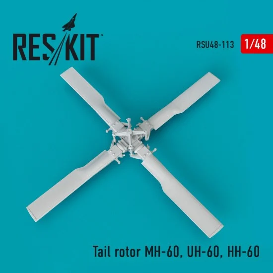 Reskit RSU48-0113 1/48 Sikorsky MH-60/UH-60/HH-60 Seahawk Tail Rotor for Italeri/Revell kits