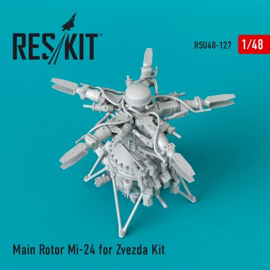 Reskit RSU48-0127 1/48 Mil Mi-24 Main Rotor for Zvezda Kit