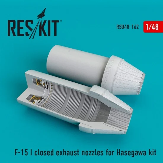 Reskit RSU48-0162 1/48 McDonnell Douglas F-15 (I) Eagle closed Exhaust Nozzles for Hasegawa Kit