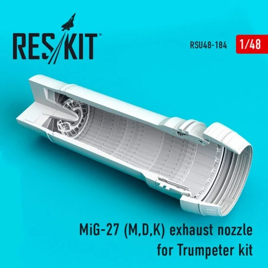Reskit RSU48-0184 1/48 Mikoyan MiG-27M/D/K Exhaust Nozzle for Trumpeter kit