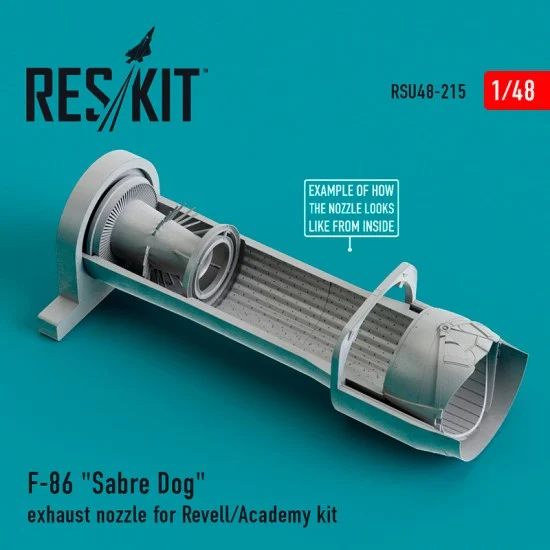 Reskit RSU48-0215 1/48 F-86 "Sabre Dog" Exhaust Nozzle for Revell/Academy kit