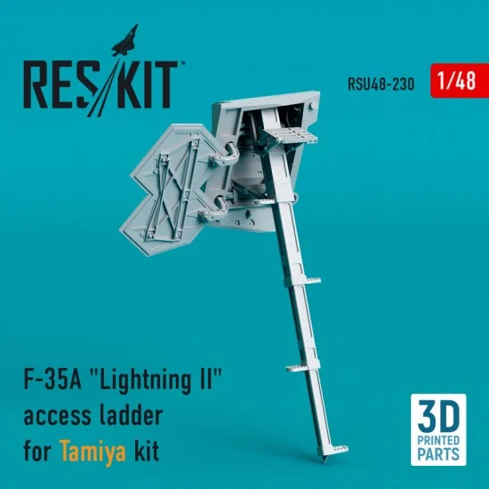 Reskit RSU48-0230 1/48 F-35A Lightning II access Ladder for Tamiya kit (3D Printing)
