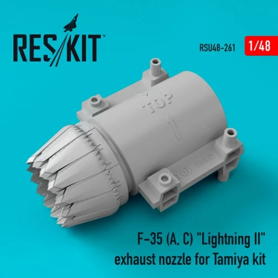 Reskit RSU48-0261 1/48 F-35 (A, C) Lightning Ii Exhaust Nozzle for Tamiya Kit