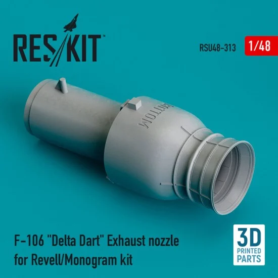 Reskit RSU48-0313 1/48 F-106 Delta Dart Exhaust Nozzle for Revell/Monogram kit