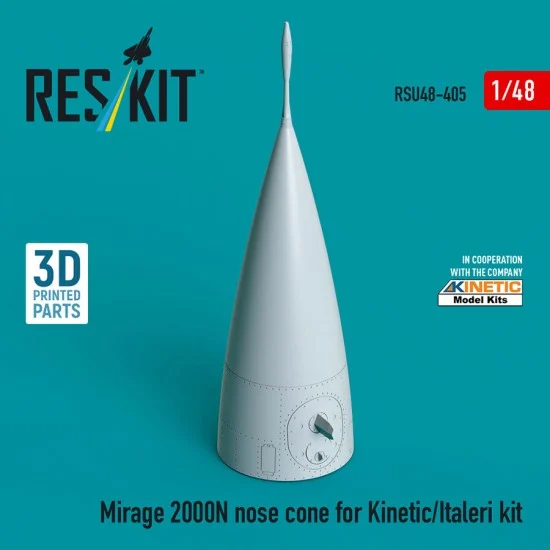 Reskit RSU48-0405 1/48 Mirage 2000N Nose Cone for Kinetic/Italeri Kit