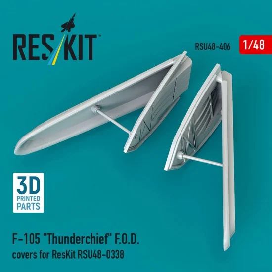 Reskit U48-0406 1/48 F-105 Thunderchief F.O.D. Covers for ResKit RSU48-0338
