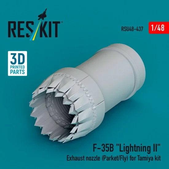 Reskit RSU48-0437 1/48 F-35B Lightning II Exhaust Nozzle (Parked/Fly) for Tamiya kit