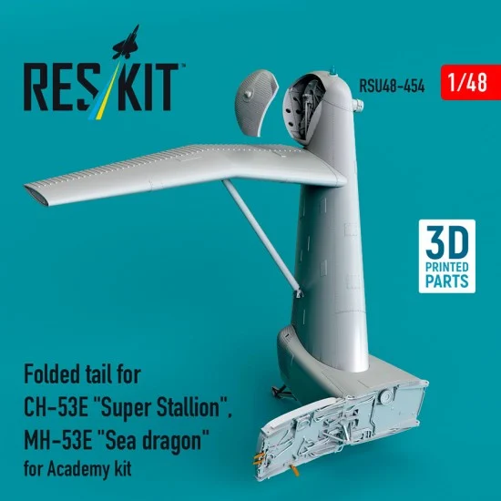 Reskit RSU48-0454 1/48 CH-53E Super Stallion, MH-53E Sea Dragon Folded Tail for Academy kit