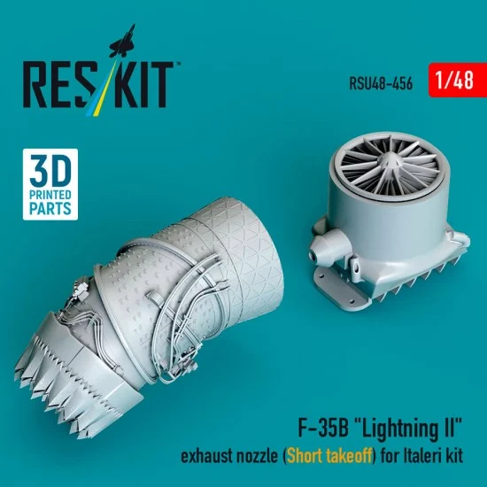 Reskit RSU48-0456 1/48 F-35B Lightning II Exhaust Nozzle (Short takeoff) for Italeri kit