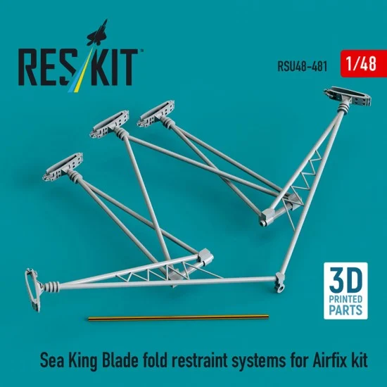 Reskit RSU48-0481 1/48 Sea King Blade Fold Restraint Systems for Airfix Kit