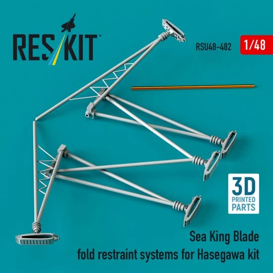Reskit RSU48-0482 1/48 Sea King Blade Fold Restraint Systems for Hasegawa Kit