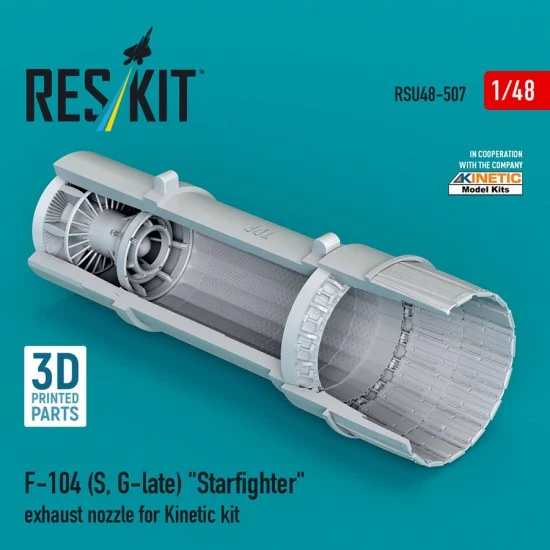 Reskit RSU48-0507 1/48 F-104 (S/G-Late) Starfighter Exhaust Nozzle for Kinetic Kit