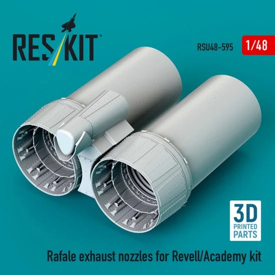 Reskit U48-0595 1/48 Rafale Exhaust Nozzles for Revell/Academy kit
