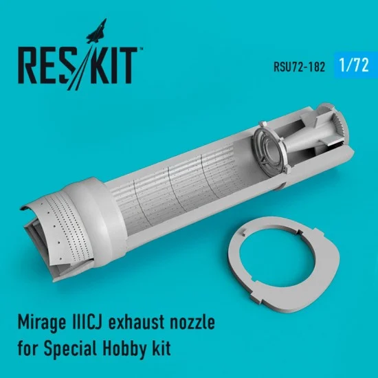 Reskit RSU72-0182 1/72 Mirage Iiicj Exhaust Nozzle for Special Hobby Kit