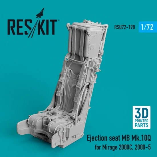Reskit RSU72-0198 1/72 Ejection Seat Mb Mk.10Q for Mirage 2000C, 2000-5