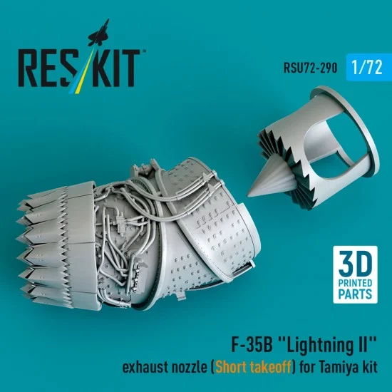 Reskit RSU72-0290 1/72 F-35B Lightning II Exhaust Nozzle (Short takeoff) for Tamiya kit