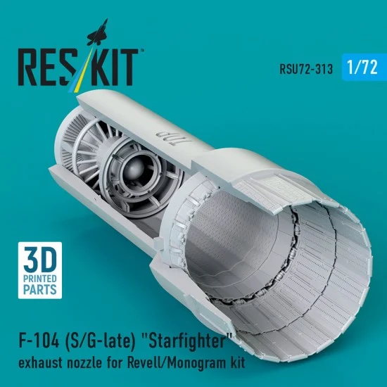 Reskit RSU72-0313 1/72 F-104 (S/G-Late) Starfighter Exhaust Nozzle for Revell/Monogram Kit