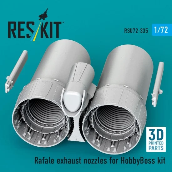 Reskit RSU72-0335 1/72 Rafale Exhaust Nozzles for HobbyBoss kit