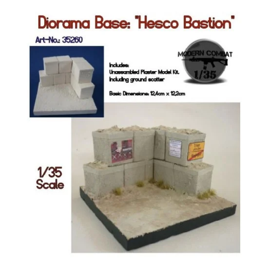 RT Diorama 35260 1/35 Diorama-Base: Hesco Bastion