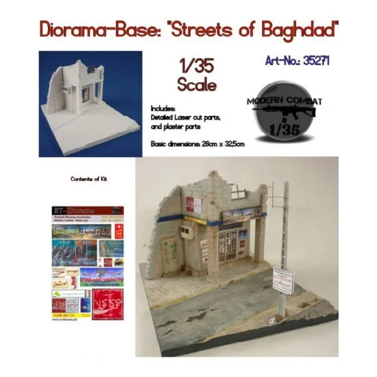 RT Diorama 35271 1/35 Diorama-Base: Streets of Baghdad