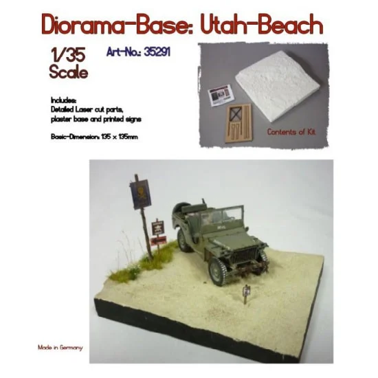 RT Diorama 35291 1/35 Diorama-Base: "Utha Beach"