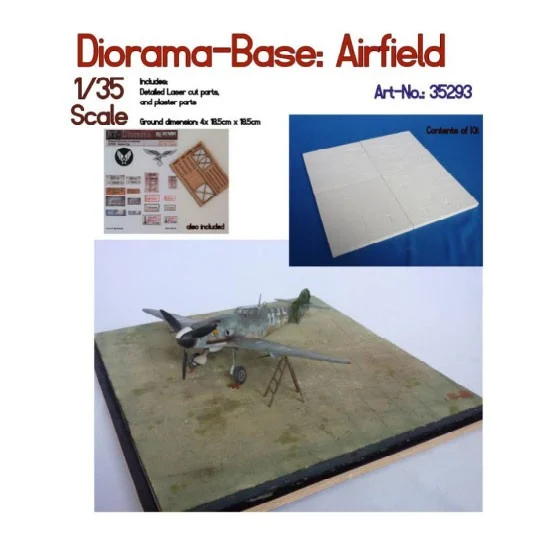 RT Diorama 35293 1/35 Diorama-Base: Airfield