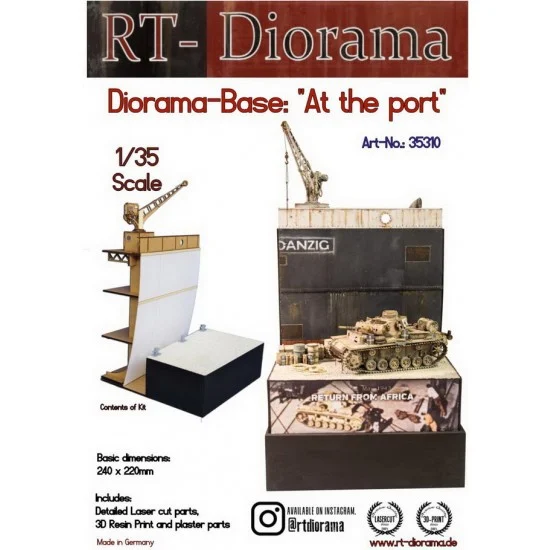 RT Diorama 35310 1/35 Diorama-Base: "At the Port"