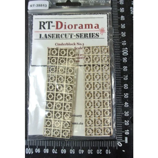 RT Diorama 35513 1/35 Cinderblock No.3 - Scenics & Diorama