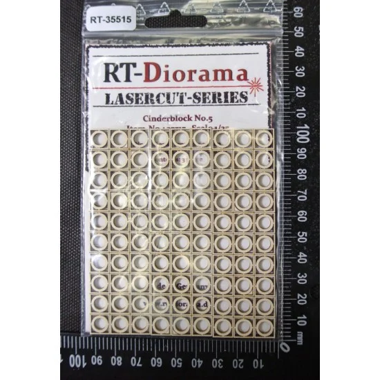 RT Diorama 35515 1/35 Cinderblock No.5 - Scenics & Diorama