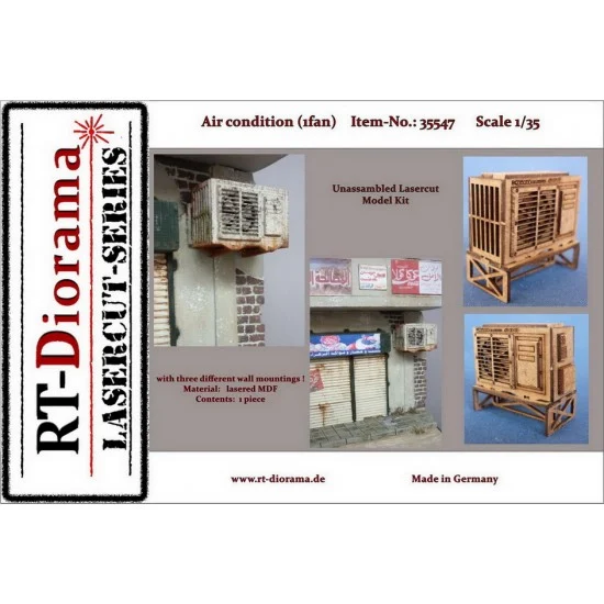 RT Diorama 35547 1/35 Air Condition (1 Fan) - Scenics & Diorama