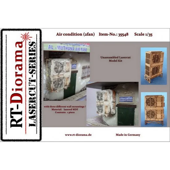 RT Diorama 35548 1/35 Air Condition (2 Fan) - Scenics & Diorama