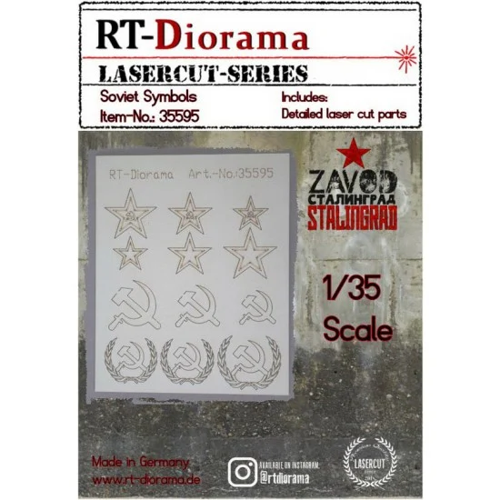 RT Diorama 35595 1/35 Soviet Symbols - Scenics & Diorama