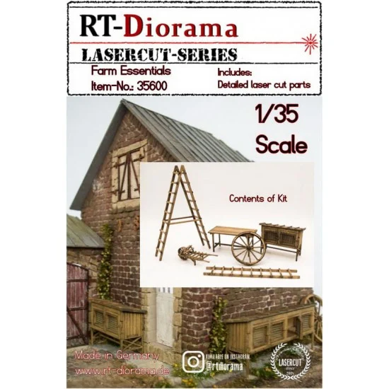 RT Diorama 35600 1/35 Farm Essentials - Scenics & Diorama