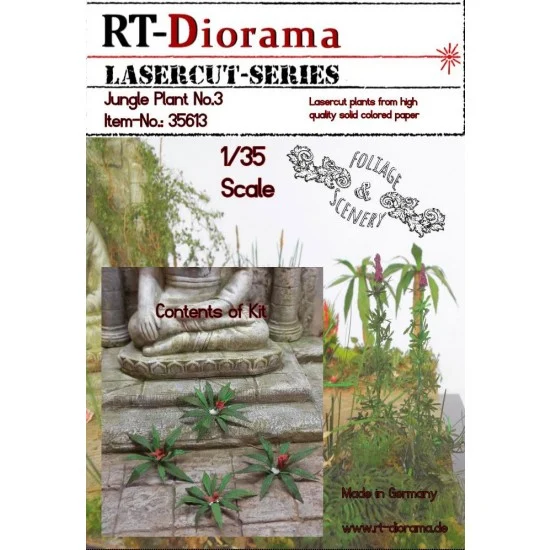 RT Diorama 35613 1/35 Foliage & Scenery: Jungle Plant No.3 - Scenics & Diorama