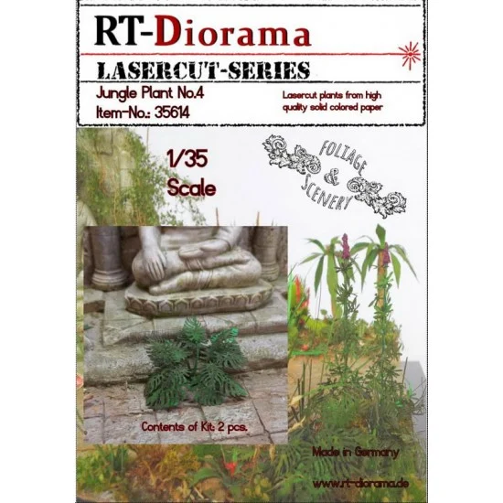 RT Diorama 35614 1/35 Foliage & Scenery: Jungle Plant No.4 - Scenics & Diorama