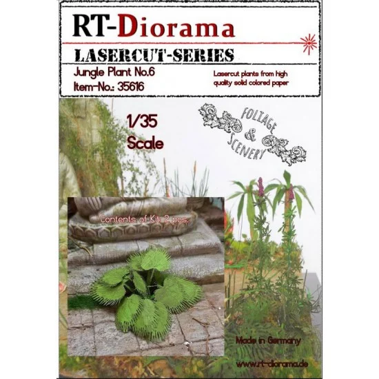 RT Diorama 35616 1/35 Foliage & Scenery: Jungle Plant No.6 - Scenics & Diorama