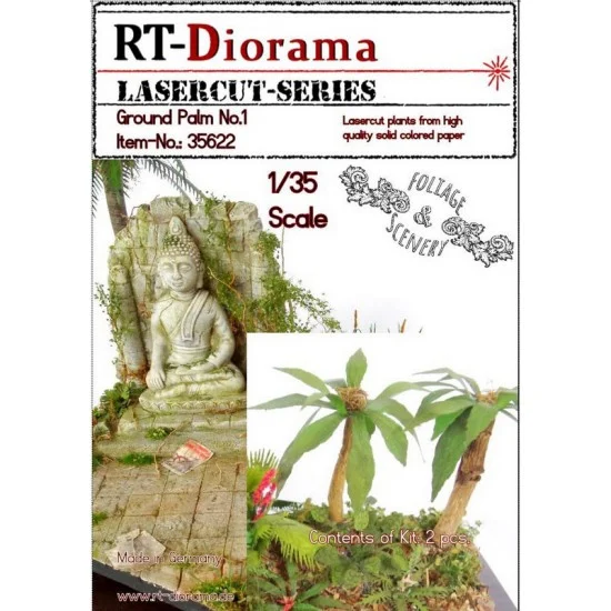 RT Diorama 35622 1/35 Foliage & Scenery: Ground Palm Leaves No.1 - Scenics & Diorama