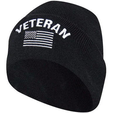 Veteran Watch Cap with Flag - Rothco