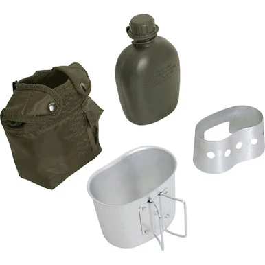 Canteen Kit With Cover, Aluminum Cup & Stove / Stand Rothco (1143)
