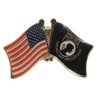 USA POW MIA Friendship Flag Lapel Pin 503007 - Ruffin Flag Company