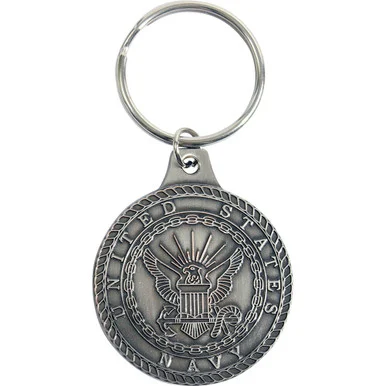 Navy Emblem Keychain 130111 - Ruffin Flag Company