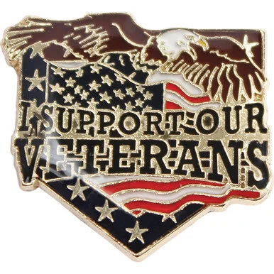 I Support Our Veterans Lapel Pin 995406 - Ruffin Flag Company