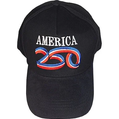 America 250 Cap - Black Ruffin