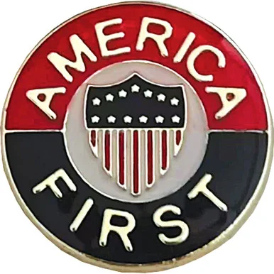 America First Shield Lapel Pin Ruffin (253940) - Ruffin Flag Company